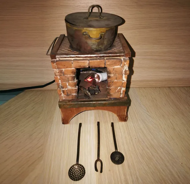 Montanini Cucina pastori 25 cm forno terracotta luce