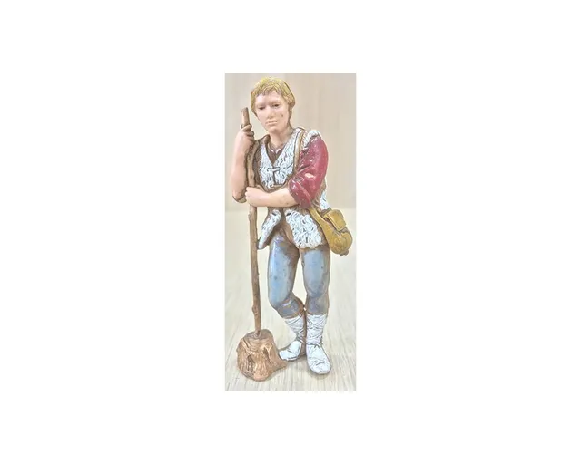 Ditta Montanini Pastori Landi 8016 Ragazzo con Bastone Statuina 8 cm