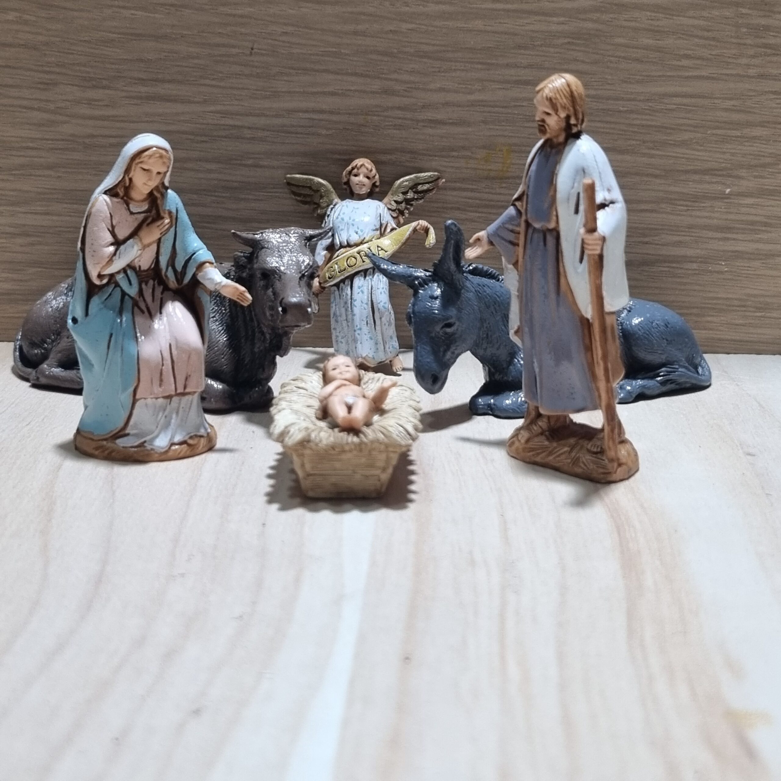 Pastori Landi Natività 6 Pezzi 6,5 cm Set Presepe
