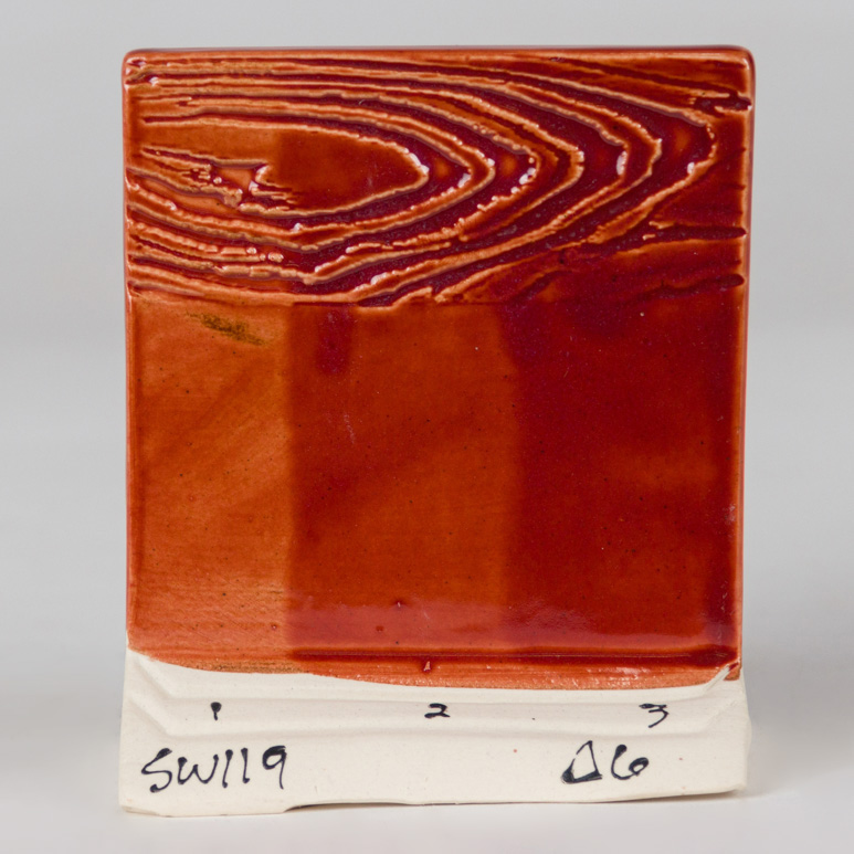 Mayco Foundations Cinnabar smalto ceramica rosso