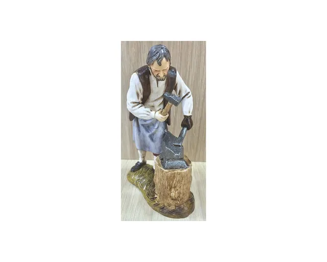 Landi 1222-03 Fabbro statuina presepe 12 cm resina