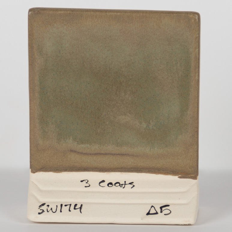 Mayco Stoneware Leather smalto ceramica marrone opaco