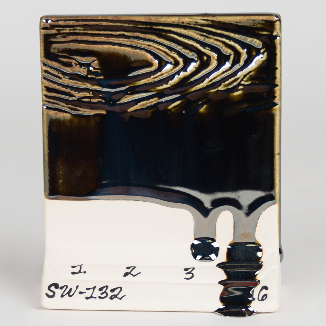 Mayco Foundations Mirror Black smalto ceramica nero coprente
