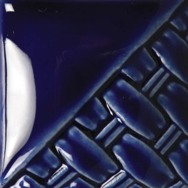 Mayco Stoneware Sapphire smalto ceramica blu cobalto lucido