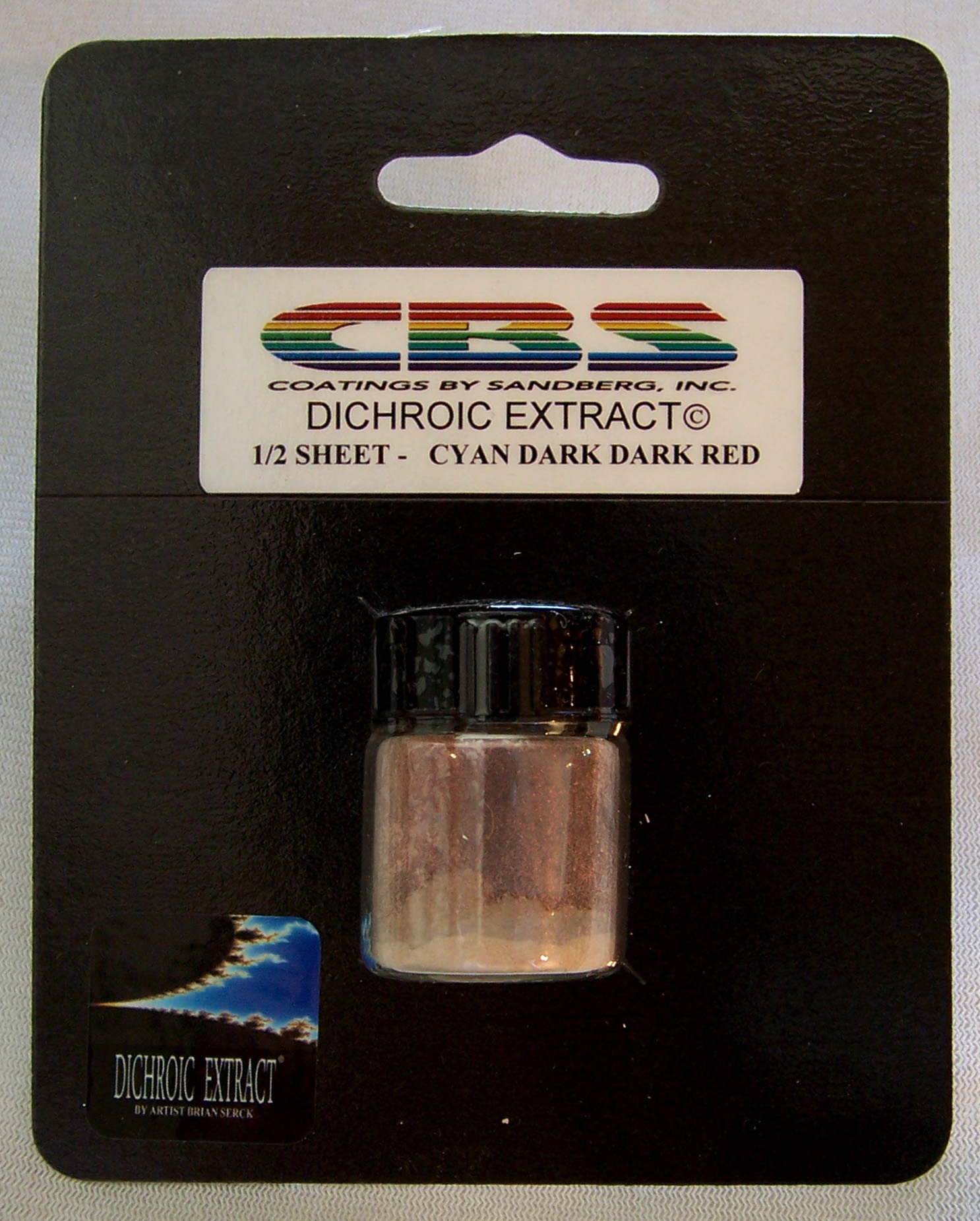 Cbs Dichroic Extract cyan dark dark red mezzo foglio