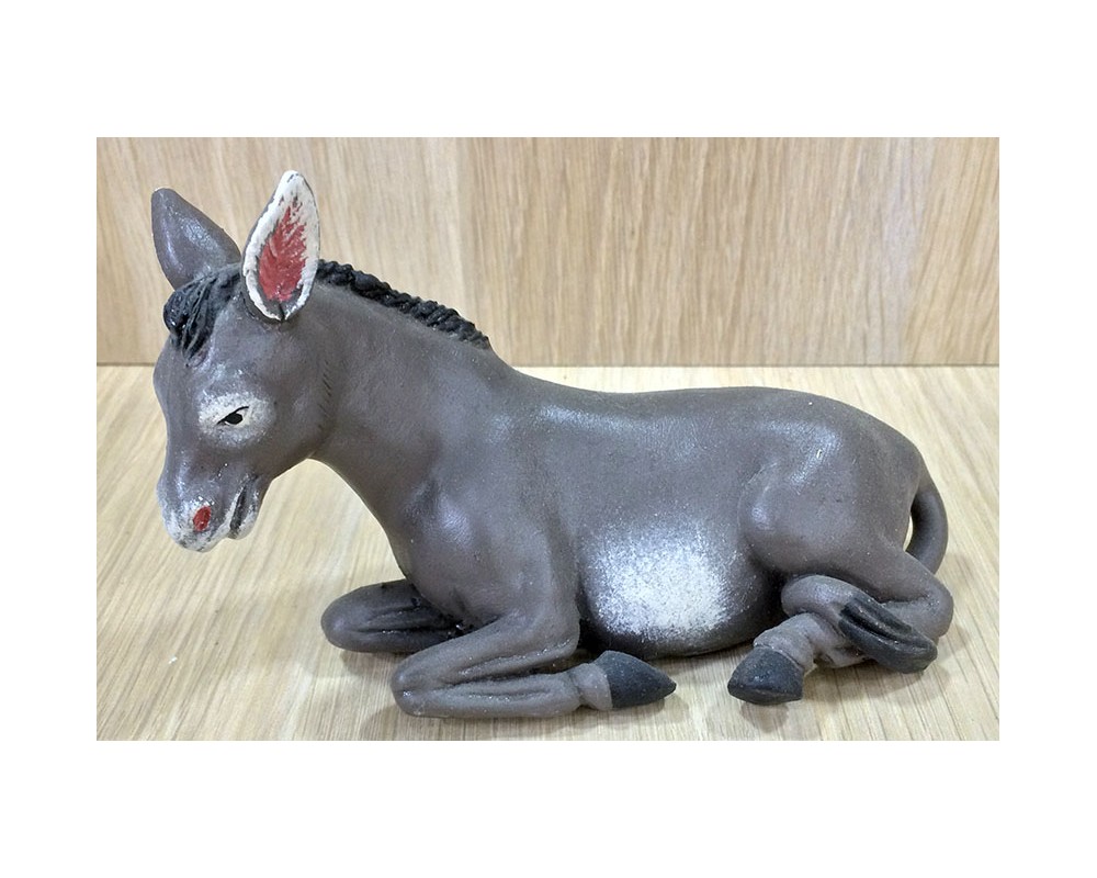 Ditta Montanini Pastori in terracotta T1605 asino 16 cm