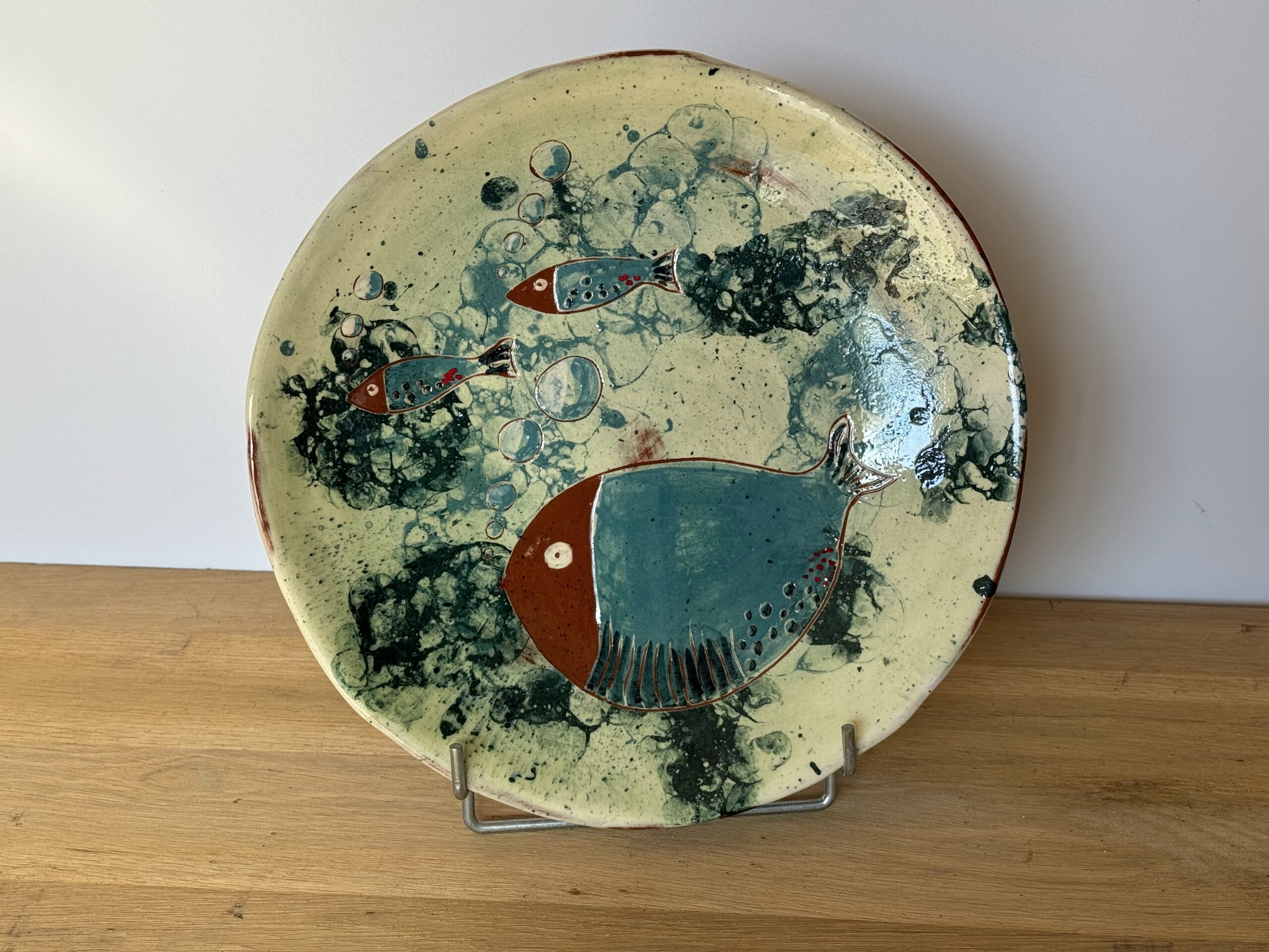 OrientéObjets Figuerolles Plat Poissons piatto medio pesci