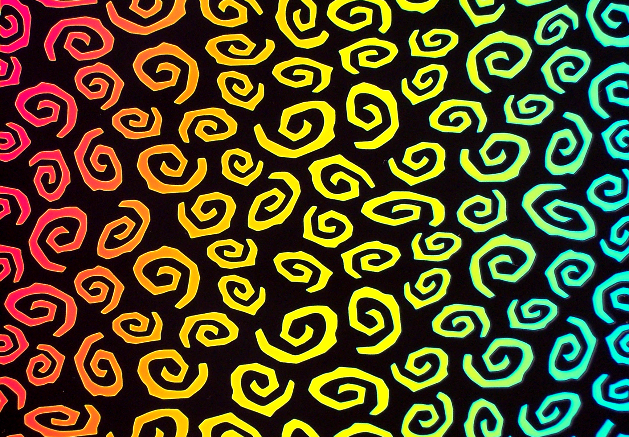 Cbs Dichroic Borderline Spirals Rainbow vetro fusione 90/96 COE