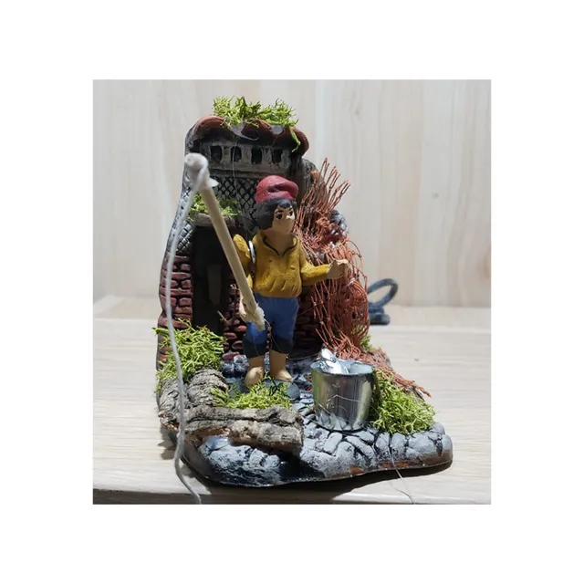Landi 84426 Pescatore 7 cm pastore movimento presepe