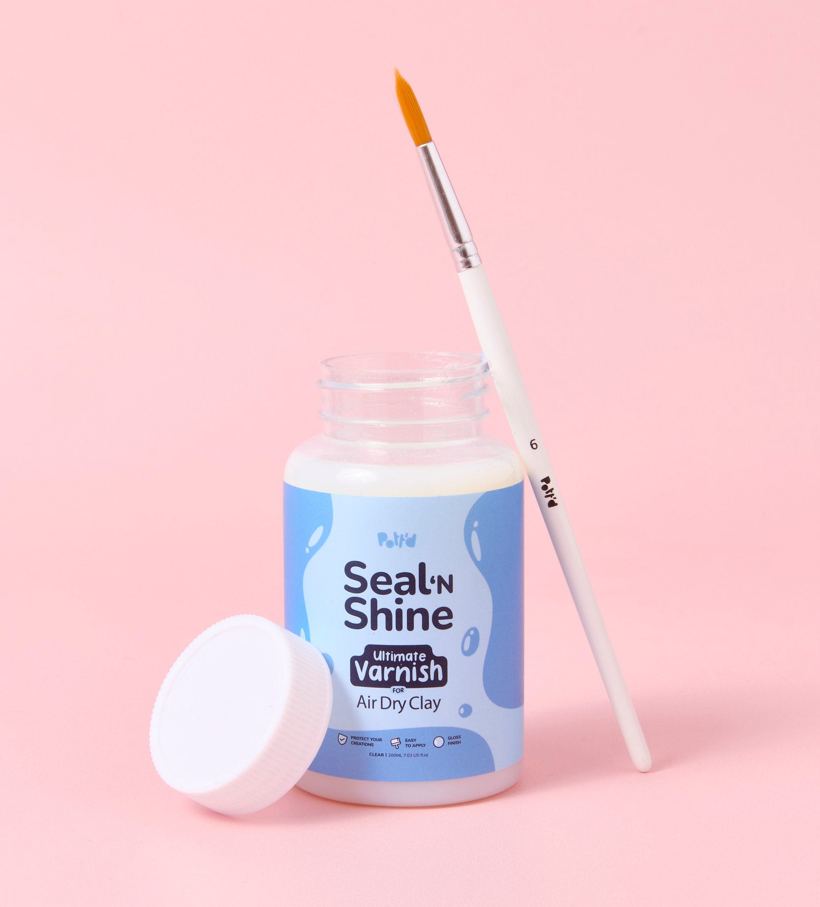 Pott'd Extras Seal'n'Shine Ultimate Clay Varnish Lucido