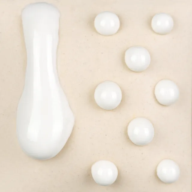 Mayco Ritual Glaze White Melt Gloop smalto ceramica bianco colante