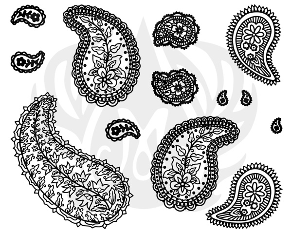 Mayco Silkscreen Paisley stencil serigrafia ceramica