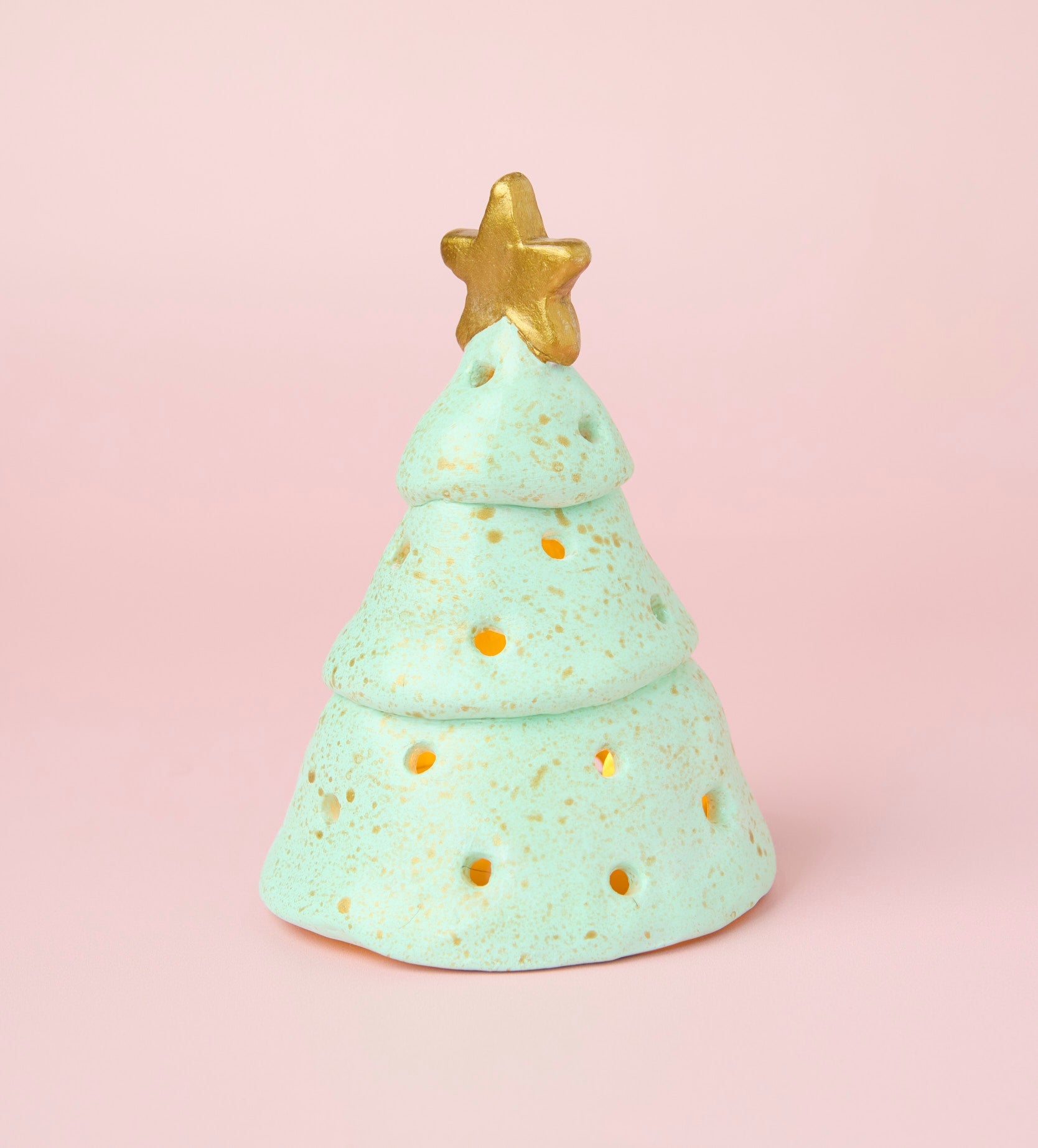 Pott'd Projects Festive Forest portacandela tealight fai da te
