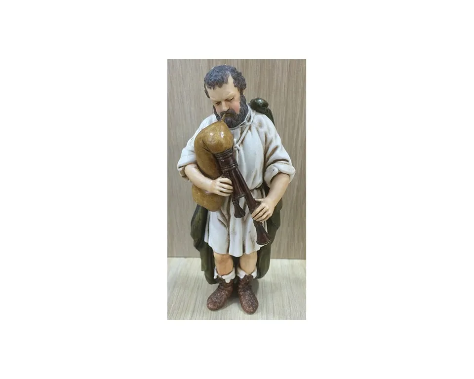 Ditta Montanini Pastori Landi 1308 Zampognaro 13 cm resina