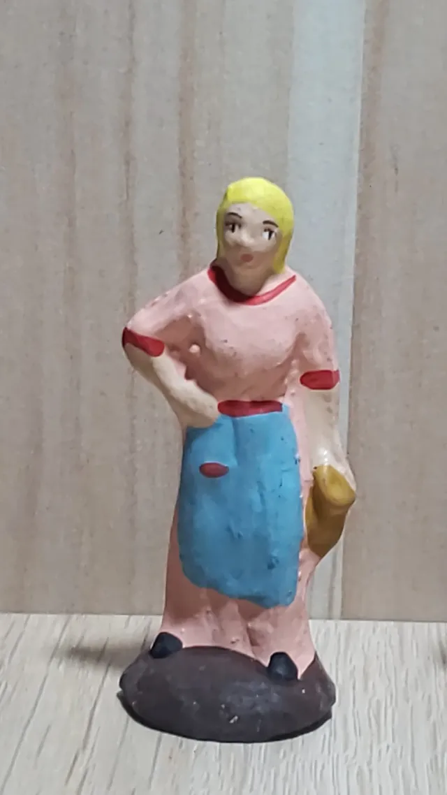 Montanini Pastori in terracotta TC21 statuina 6 cm