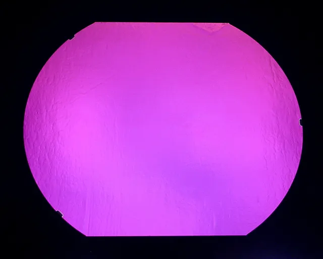 CBS Dichroic Green Magenta lastra vetro 19 pollici rotonda