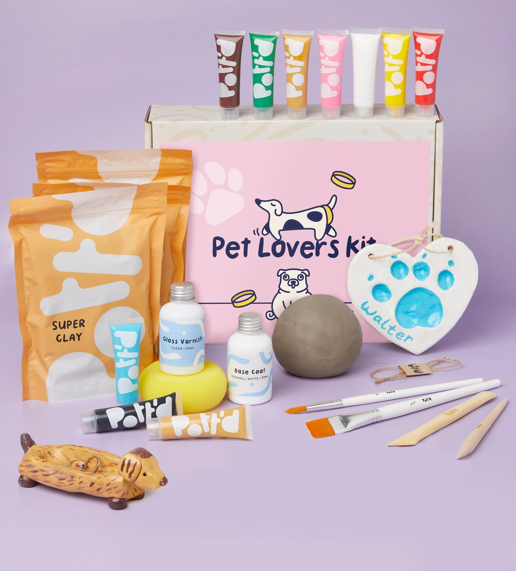 Pott'd Home Pottery Pet Lovers kit ceramica animali