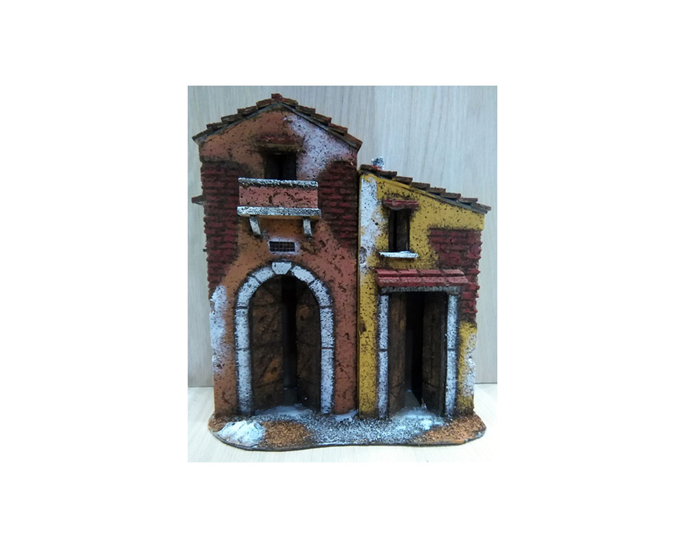 Montanini Casette in Sughero M9 Casa Sughero Casetta Presepe h28