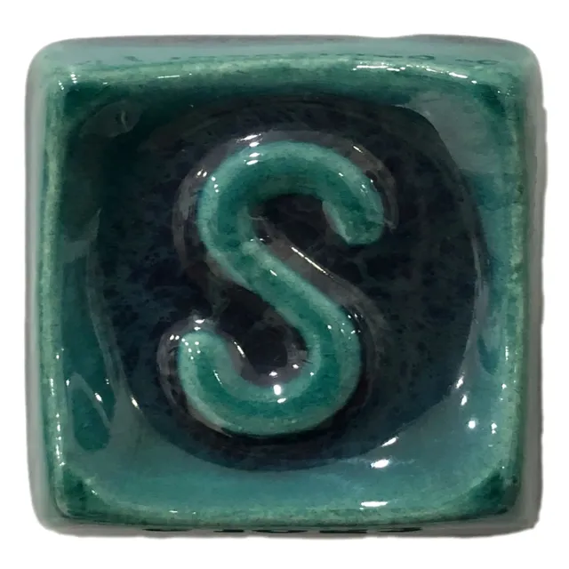 CERCO S 1053 Petrol Green smalto ceramico 335 ml verde trasparente bassa cottura
