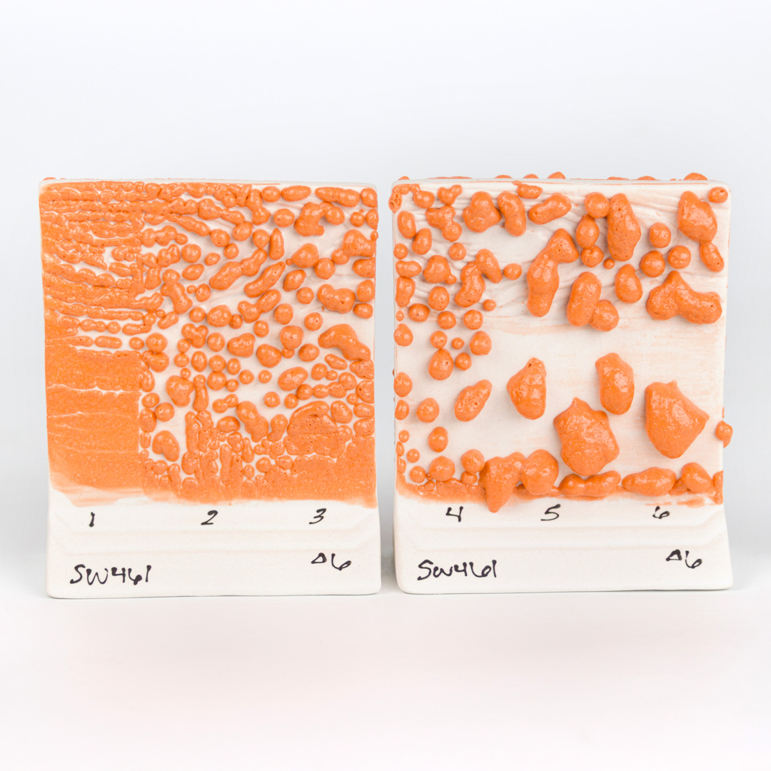 Mayco Ritual Glaze Orange Moon Rocks smalto arancio