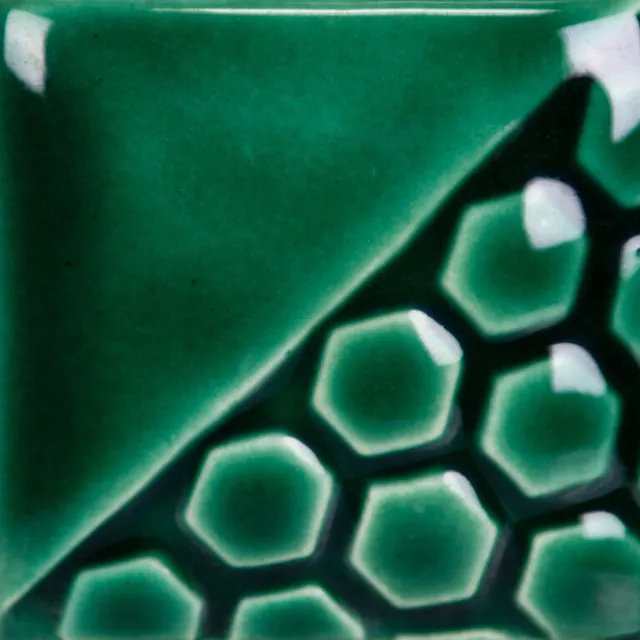 Mayco Elements Emerald Green smalto ceramico verde smeraldo lucido