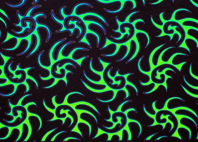 CBS Borderline Nautilus Emerald vetro dicroico quarto foglio COE 90