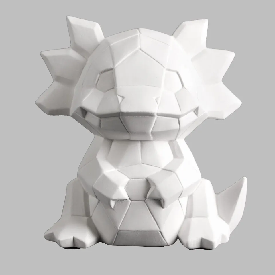 Mayco Earthenware Bisque Axolotl Facet-ini ceramica da dipingere
