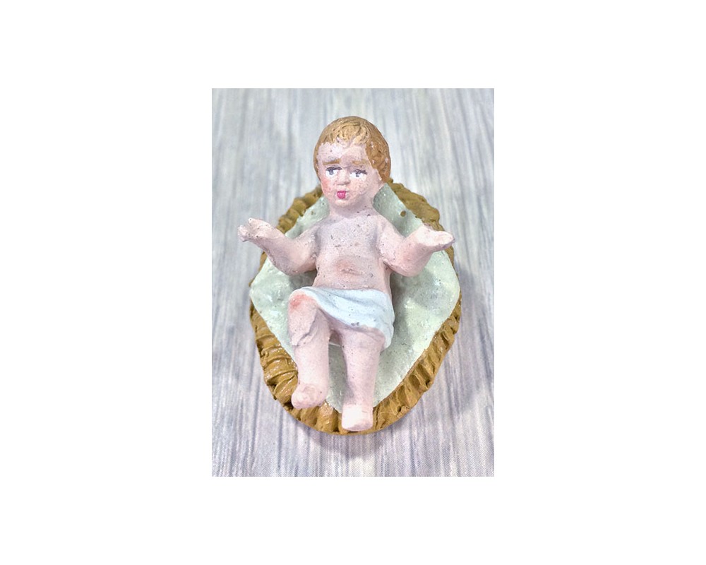 Ditta Montanini Pastori T7003 Bambino statuina 7cm terracotta