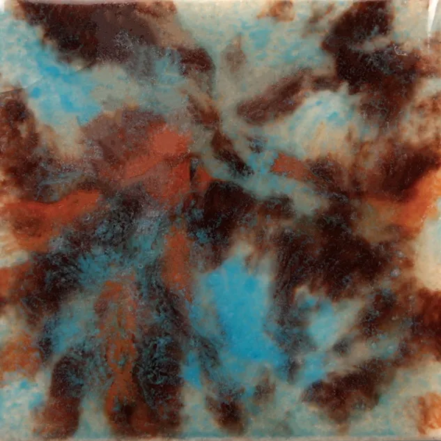 Mayco Jungle Gems Mocha Marble smalto marrone cristalli