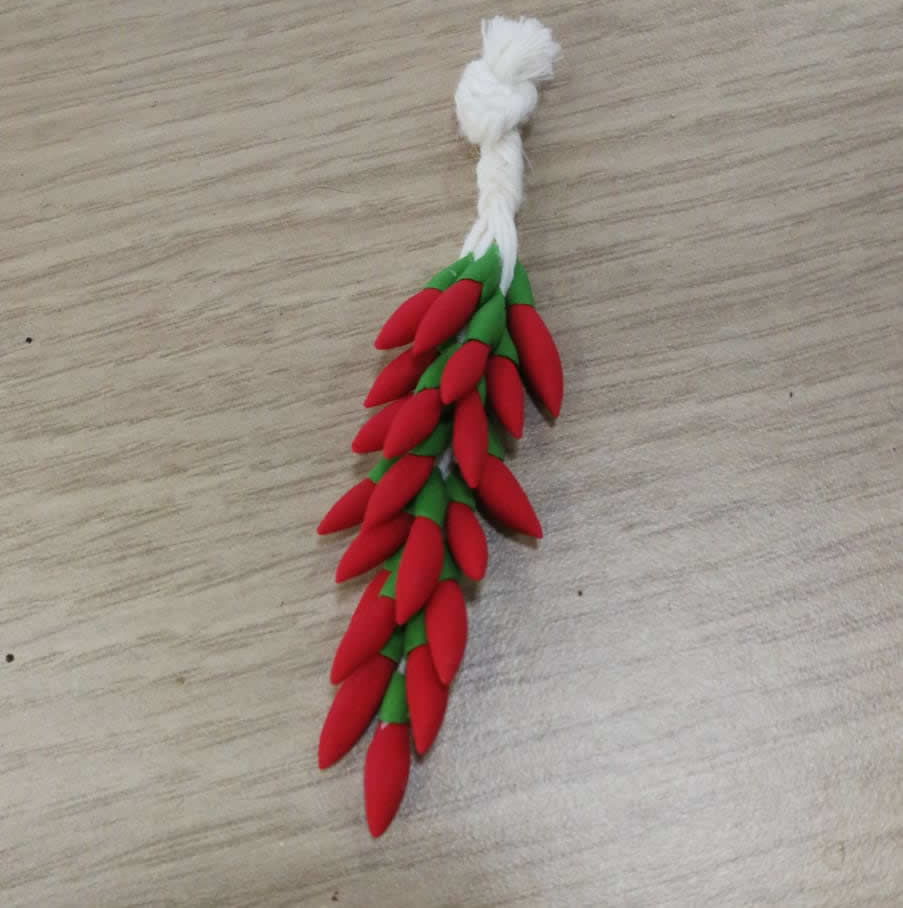 Montanini Minuterie Art CP2 peperoncino 6 cm accessorio presepe