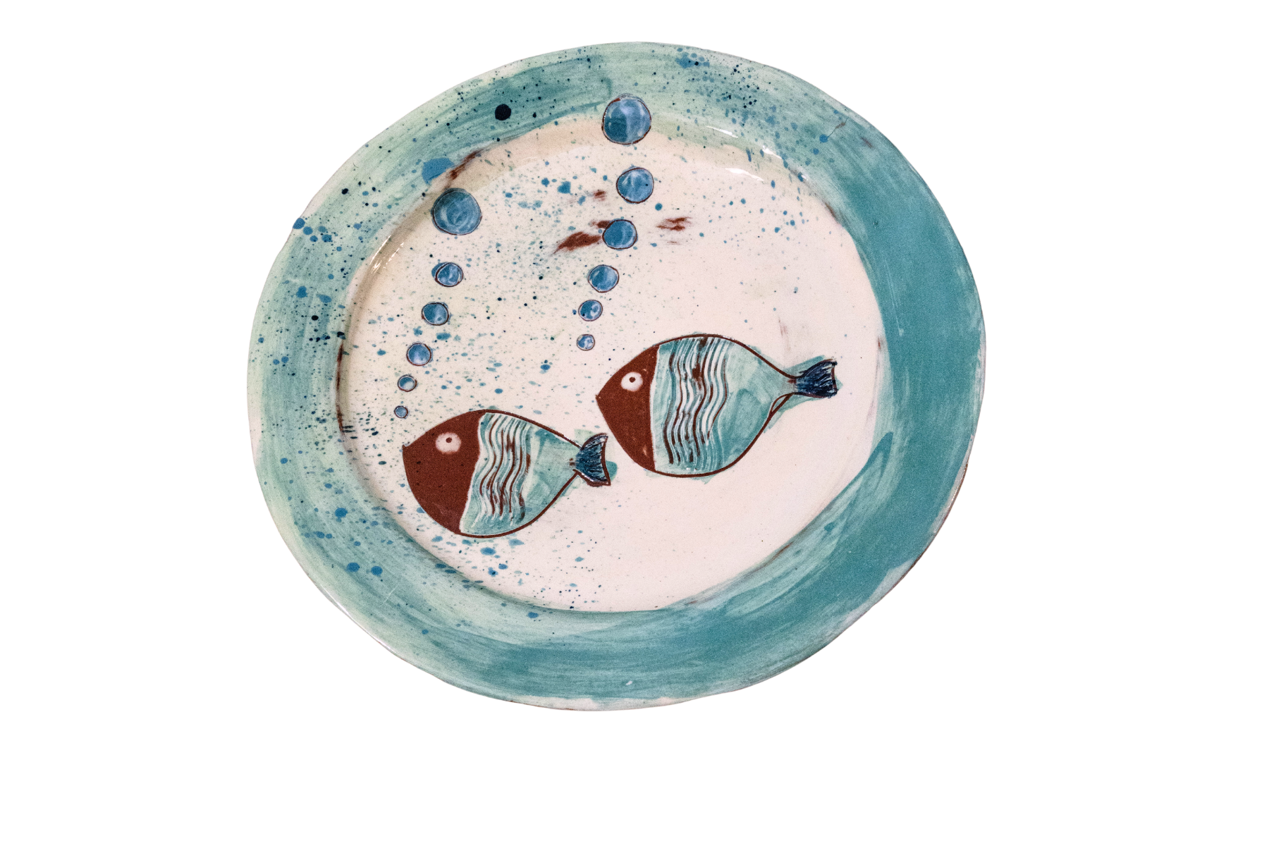 OrientéObjets Figuerolles Plat Poissons piatto medio pesci