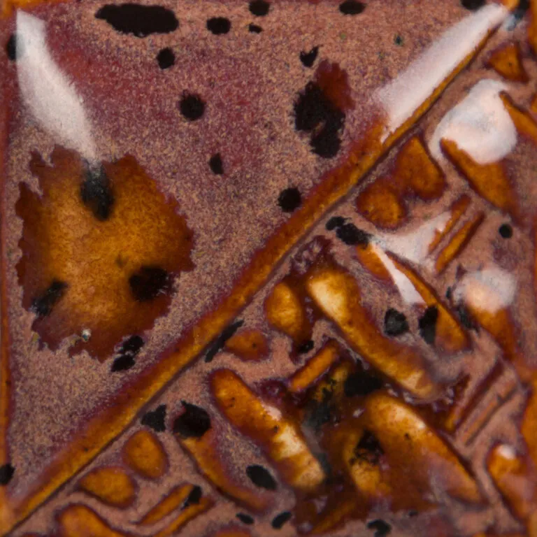 Mayco Stoneware Peppered Plum smalto bordeaux