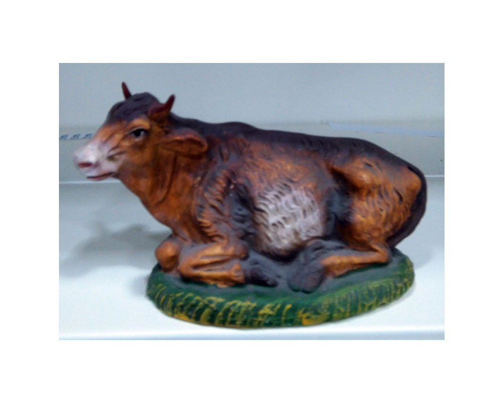 Ditta Montanini G312 Bue Pastore Presepe 20 cm Carta Pesta