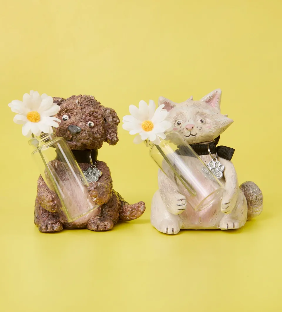 Pott'd Projects Compagnon Petal cane fiore kit argilla fai da te