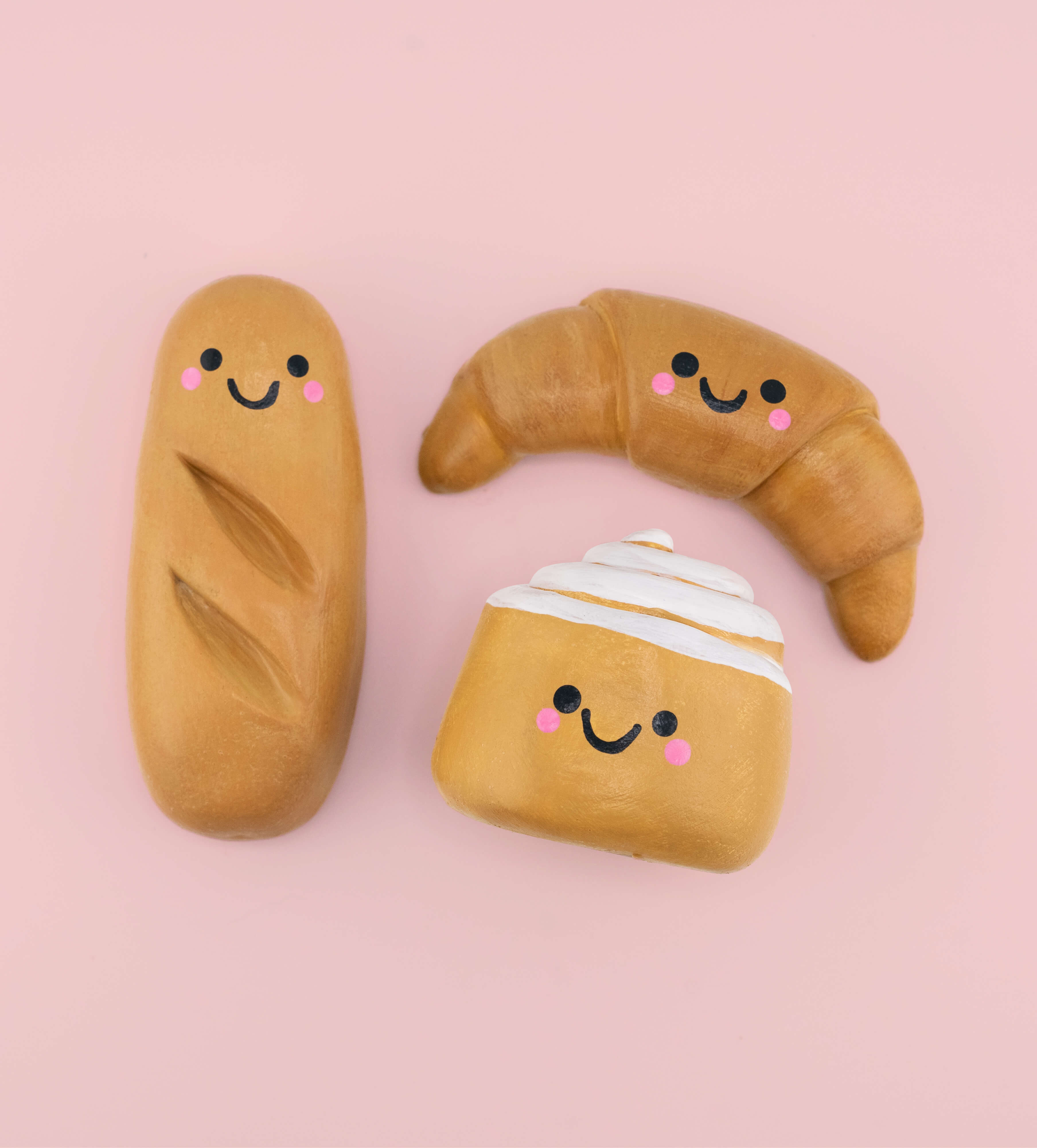 Pott'd Projects Boulangerie Buddies kit ceramica mini figure