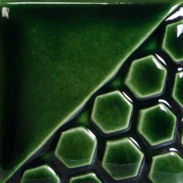Mayco Elements Lustre Green smalto verde ceramica