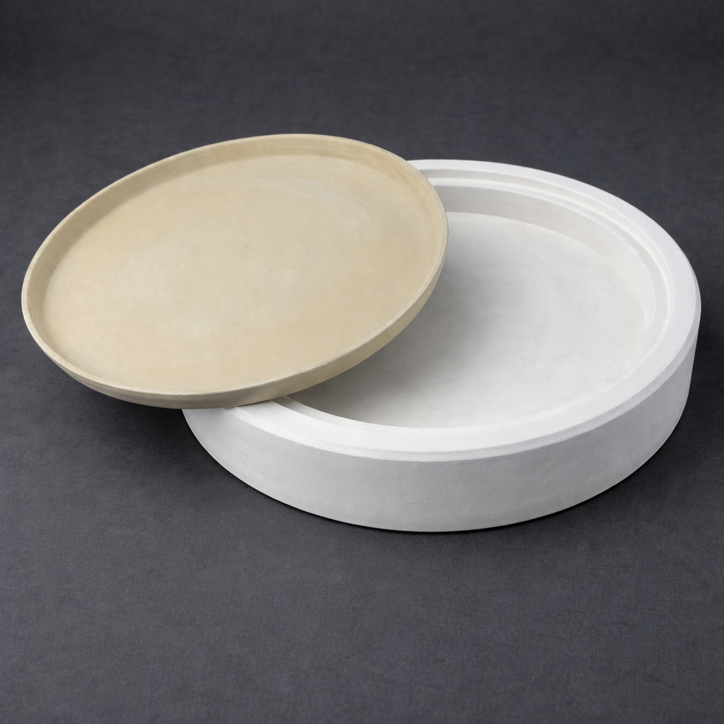 CERCO PM 421 Round Plate stampo gesso piatto tondo 25 cm