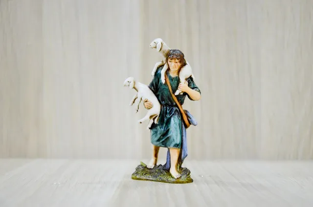 Pastori Landi 0175-03 Buon Pastore 10 cm statuina presepe
