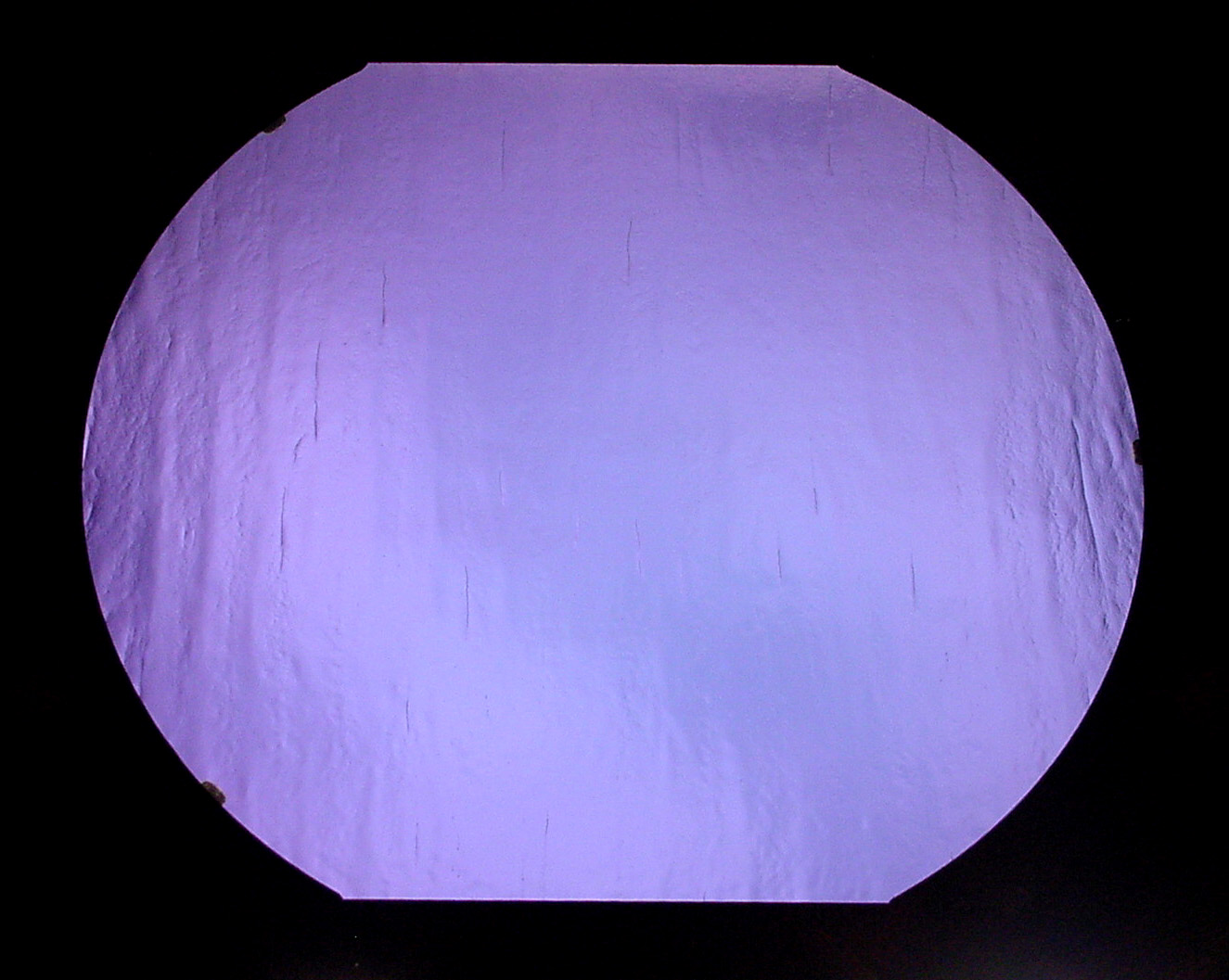 Cbs Dichroic Violet lastra vetro tonda 19 pollici viola
