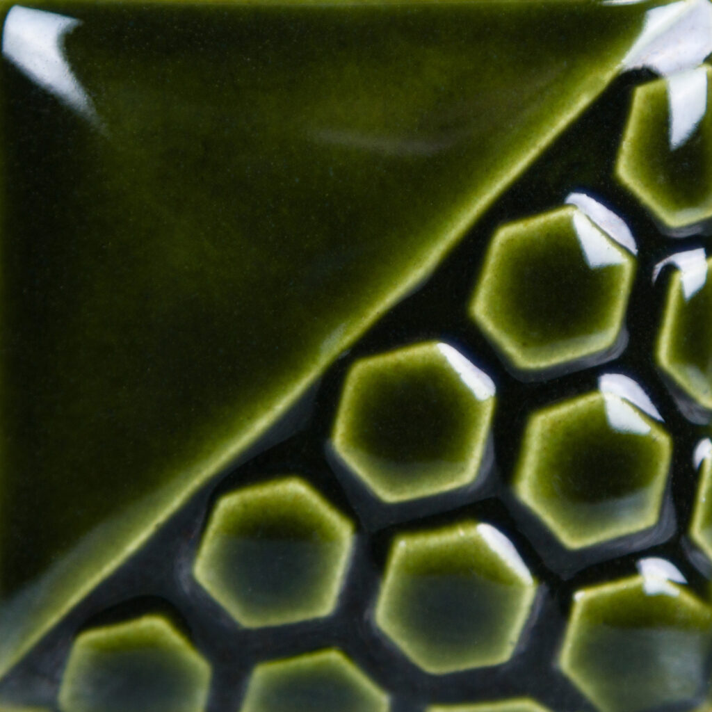 Cerama Elements Leaf Green smalto ceramico verde lucido