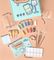Pott'd Painting Kits kit pittura boccale birra + calice vino