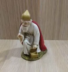 Pastori Landi 420-1166 Re Bianco statuina presepe 11 cm