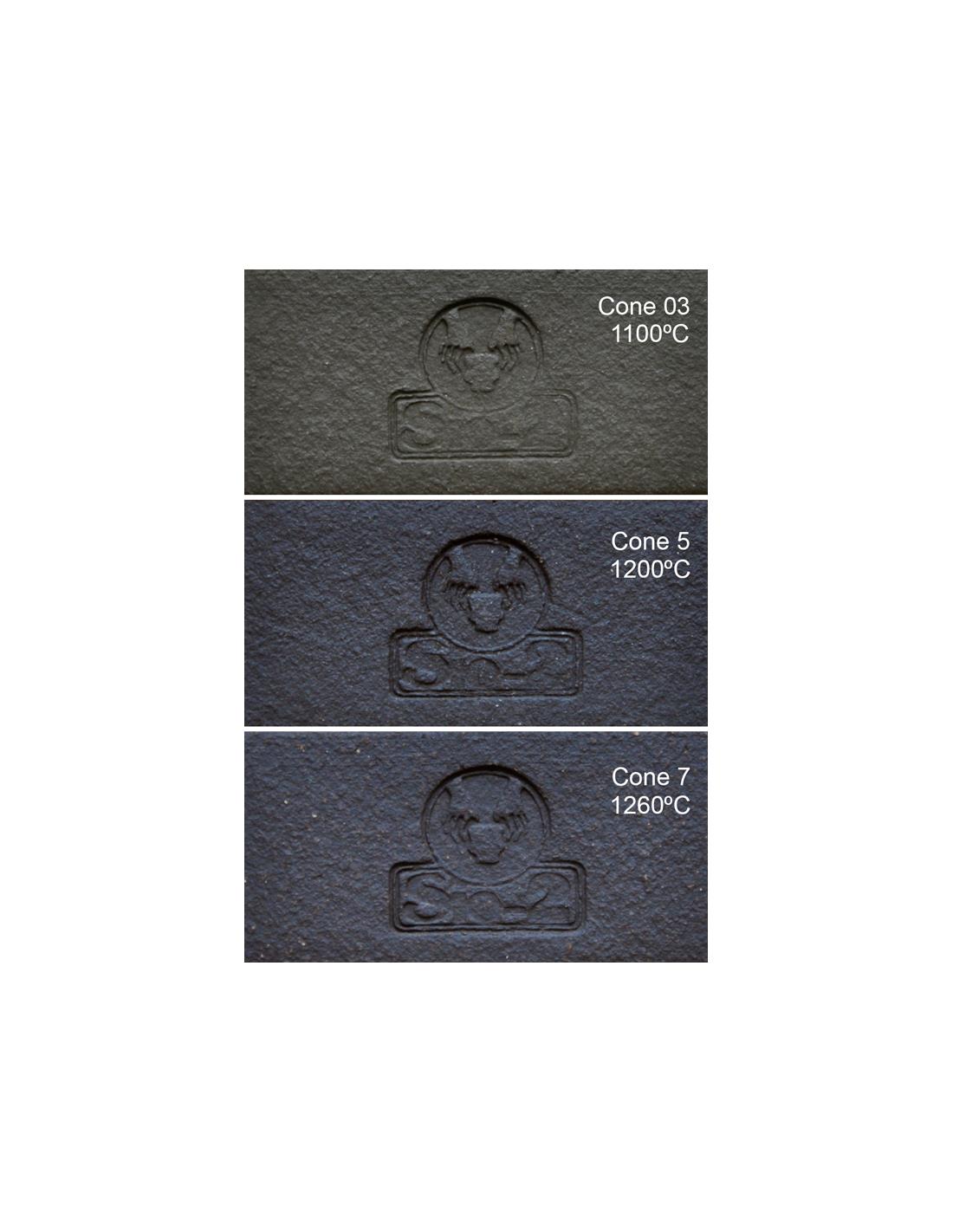 Cerama PRNF refrattaria nera 0-0,5 mm impasto ceramico