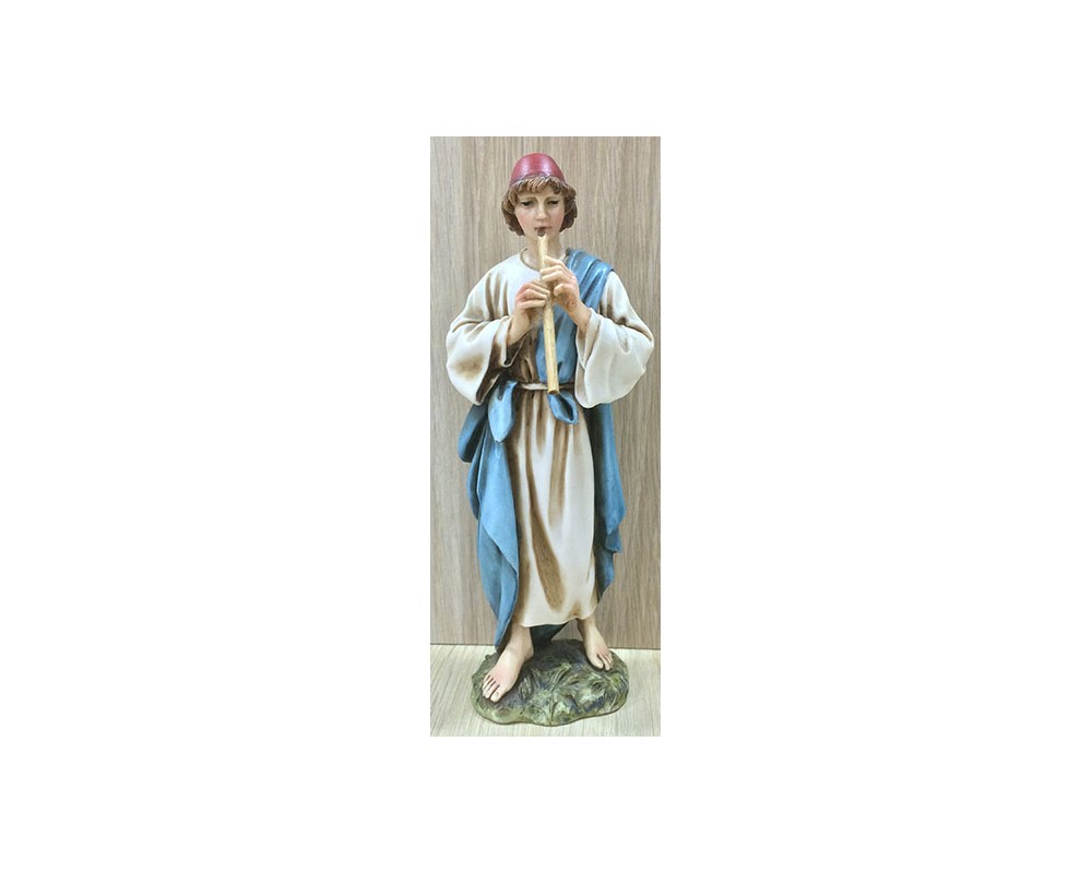 Ditta Montanini Pastori Landi 1514 statuina Pifferaio 15 cm resina