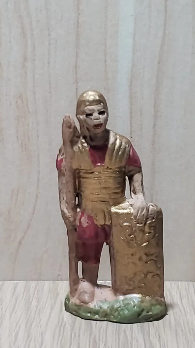 Pastori in Terracotta TC25 soldato romano statuina 6 cm