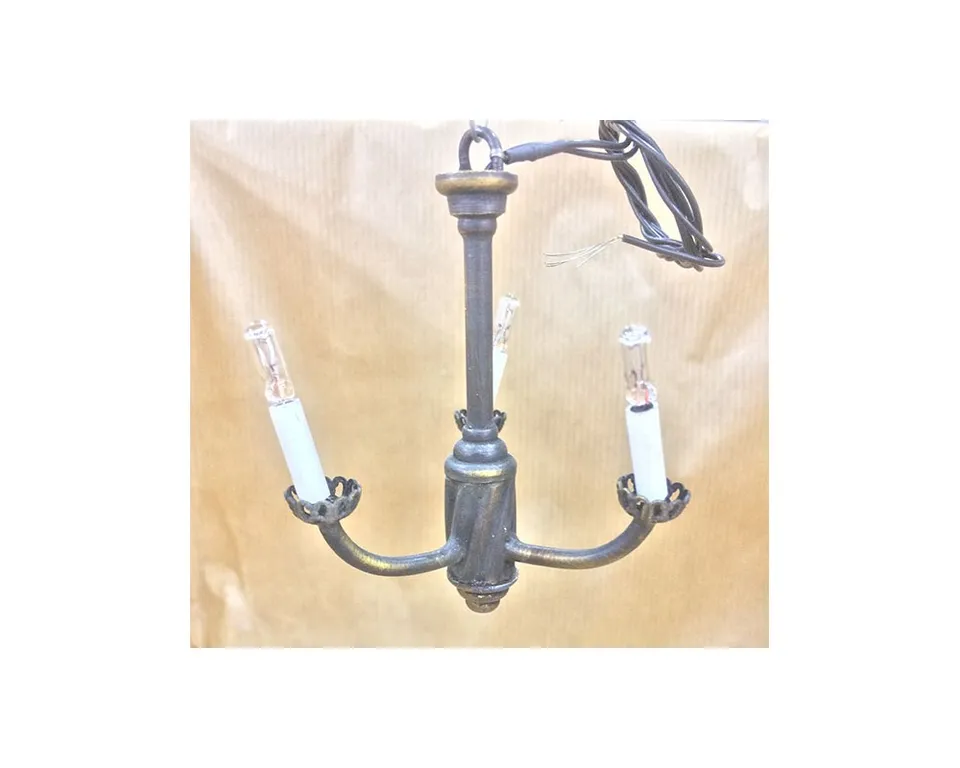 Ditta Montanini ART20 Lampadario Ottone a 3 per Presepe