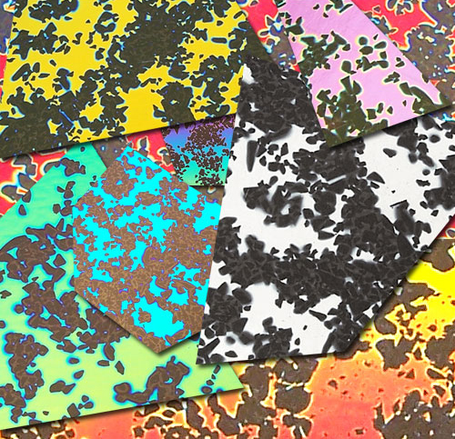 CBS Assorted Random Pieces Splatter vetro misto 1 lb COE 90/96