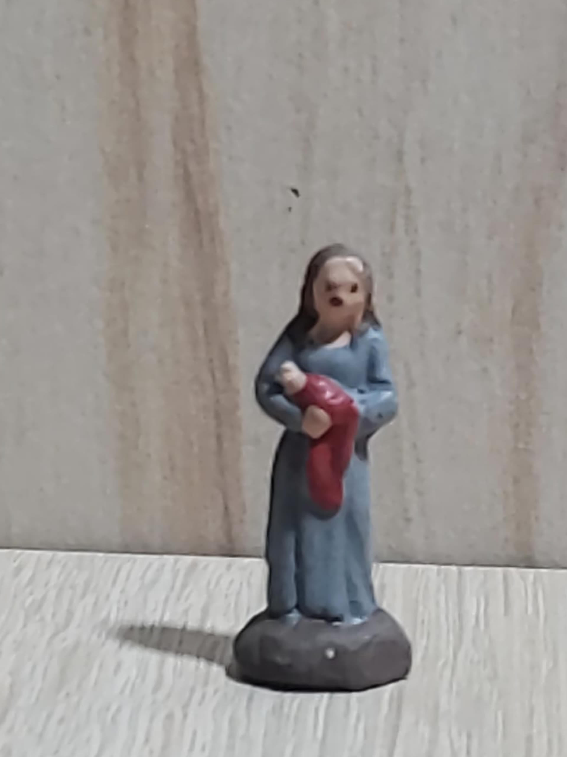 Ditta Montanini Pastori in terracotta TC30019 statuina presepe