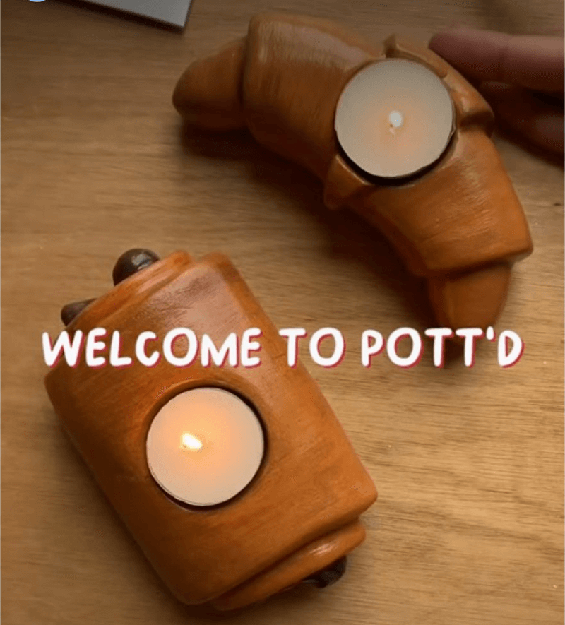 Pott'd Projects Pastry Pair kit ceramica dolci senza forno