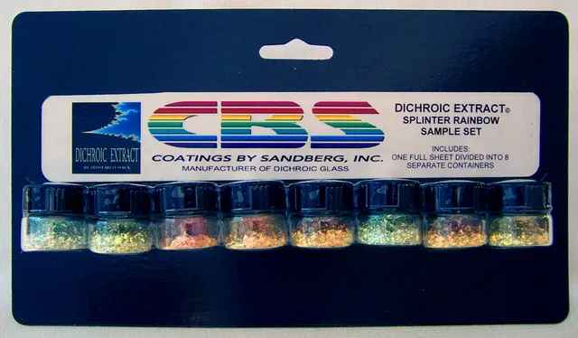 CBS Dichroic Extract Splinter Rainbow set fiocchi 8 colori